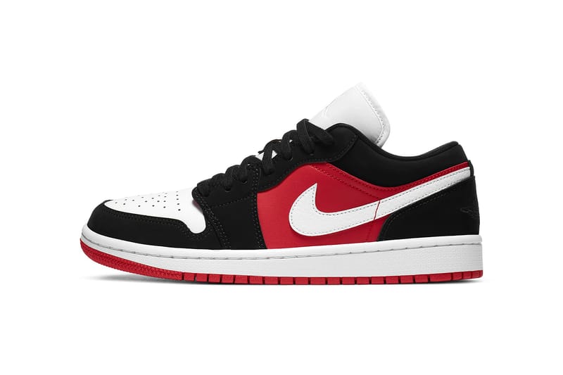 Nike Air Jordan 1 Low Black/Red/White 