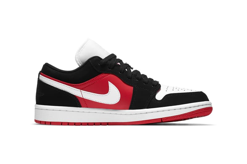 Nike Air Jordan 1 Low Black Red White Release Hypebae Nike Air Jordan 1 Low Black Red White Release Hypebae
