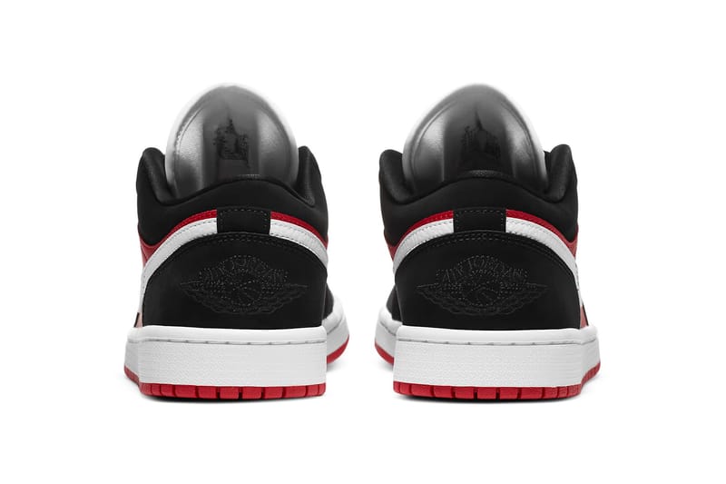 Nike Air Jordan 1 Low Black/Red/White 