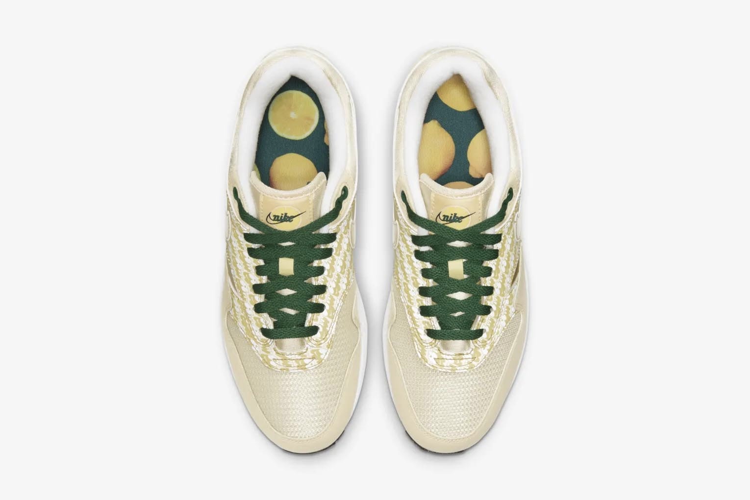 Nike Air Max 1 Yellow "Lemonade" Release Date Retro Logo Shoe 