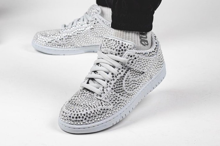 A Closer Look at the Swarovski Crystal-Covered CPFM x Nike Dunk Low