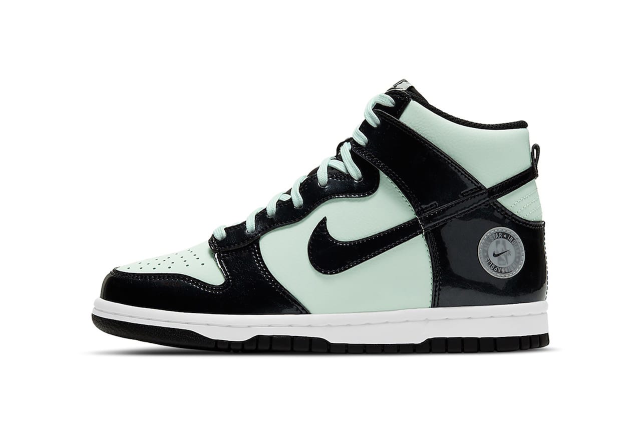 mint colored nike shoes