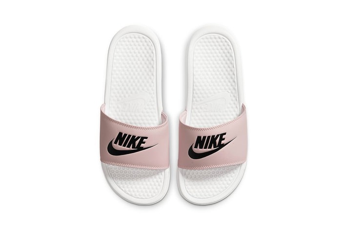 Nike Benassi JDI Slides Pastel Pink/White Drop Hypebae