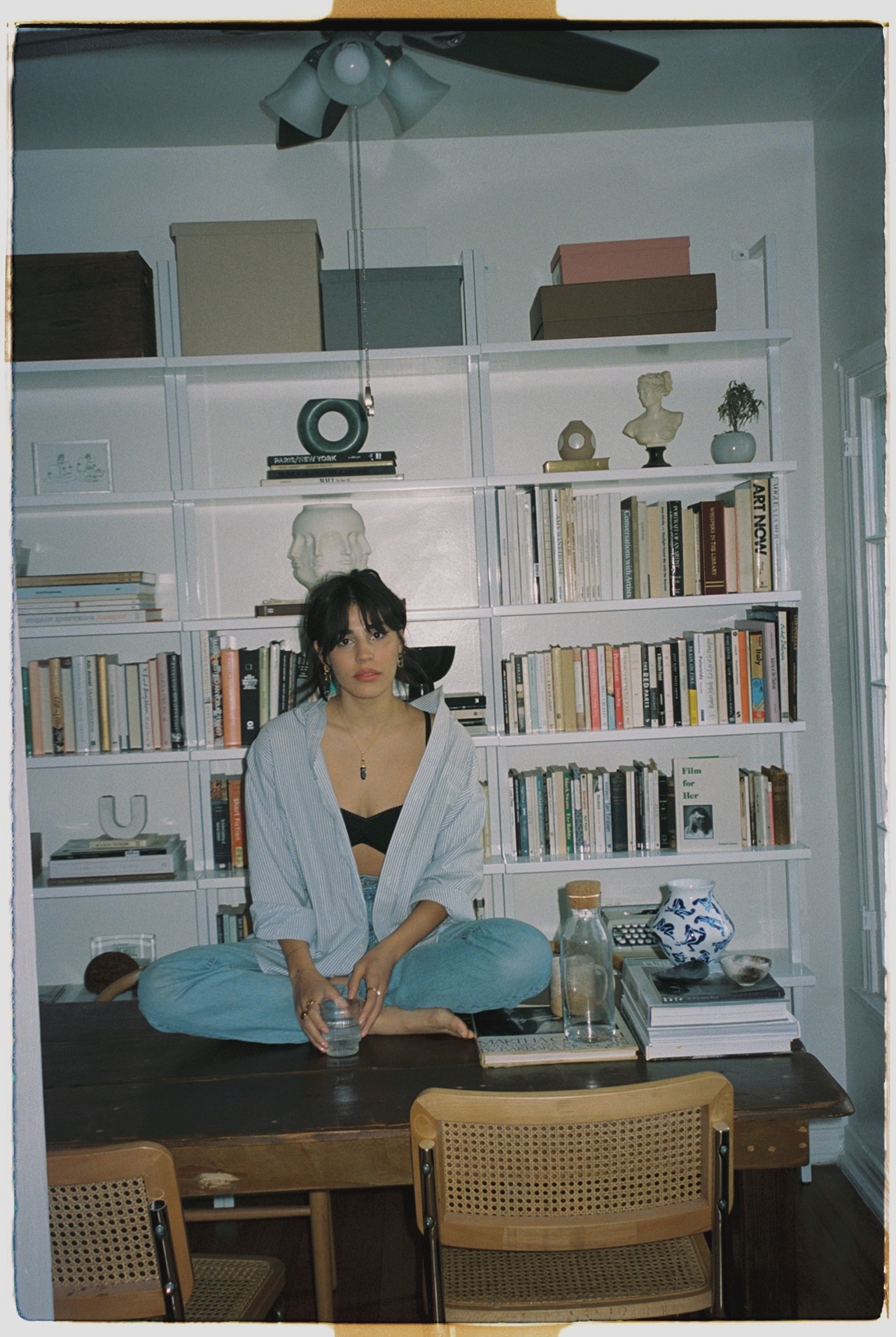 Orion Carloto Film for Her Author Poet Writer Social Media Influencer Home Book Shelf
