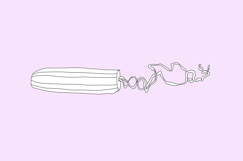 Tampon Drawing Illustration Art Period Menstruation