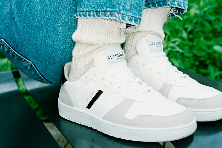 RE/DONE Launches Eco Sneakers Crafted From Sustainably-Sourced Material