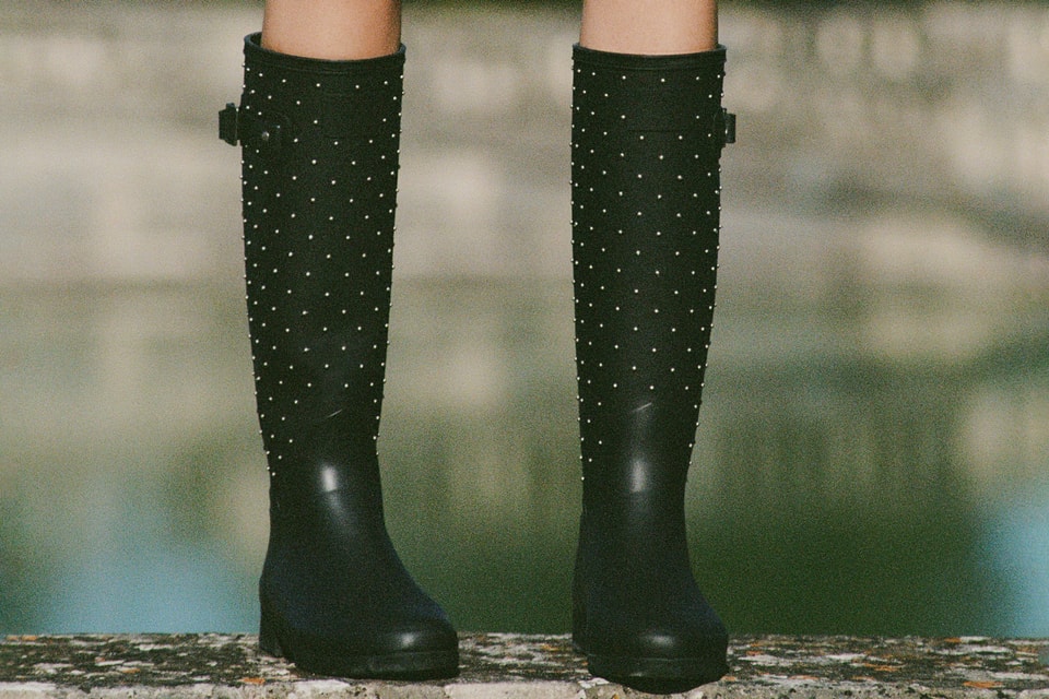 Saint Laurent X Hunter Release Studded Rain Boots Hypebae