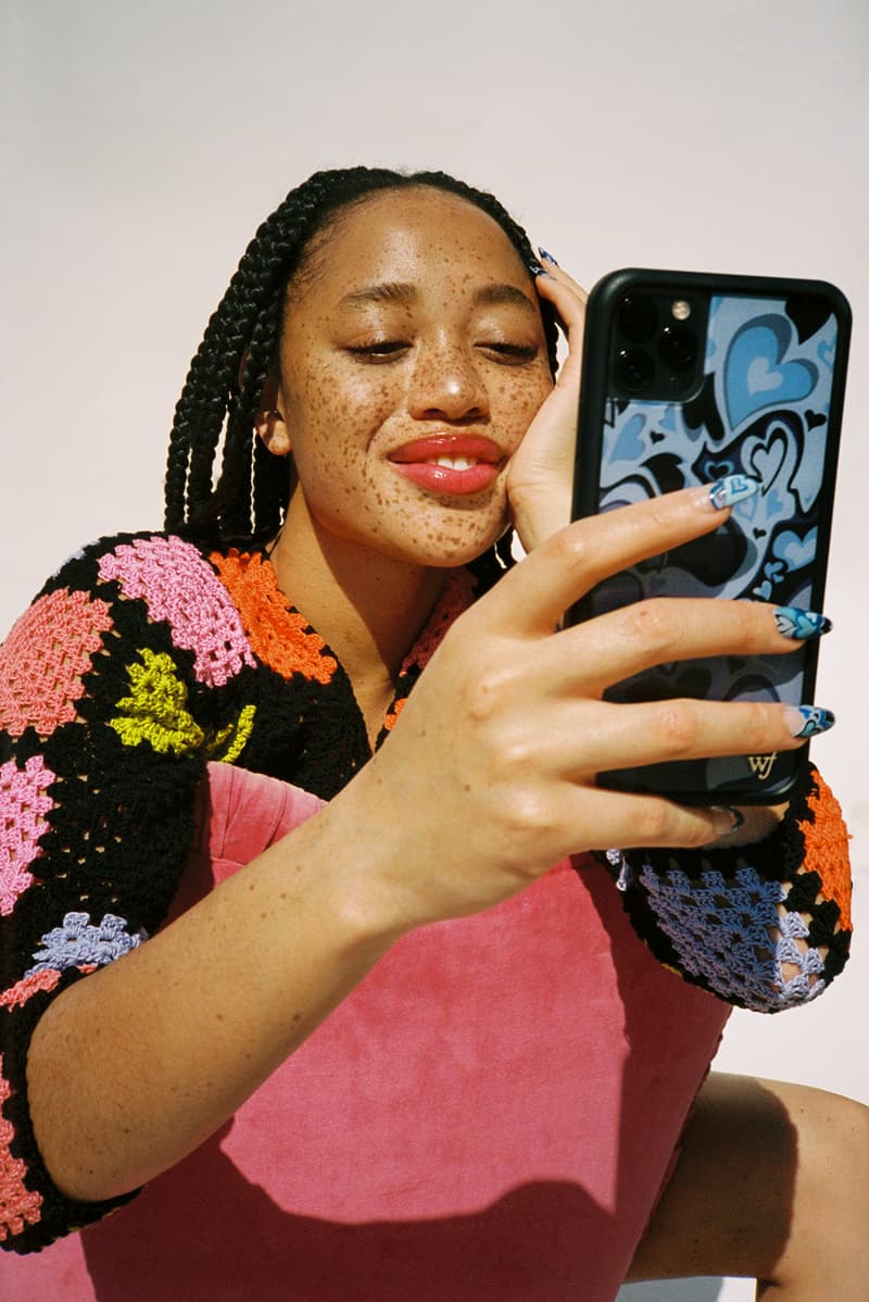 Salem Mitchell Wildflower Cases Phone Case iPhone Blue Hearts Model Los Angeles Freckles