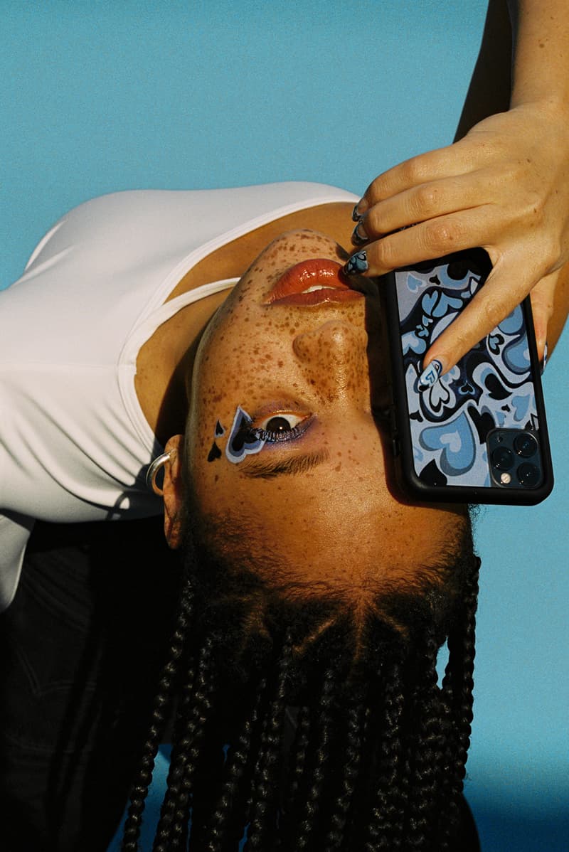 Salem Mitchell Wildflower Cases Phone Case iPhone Blue Hearts Model Los Angeles Freckles