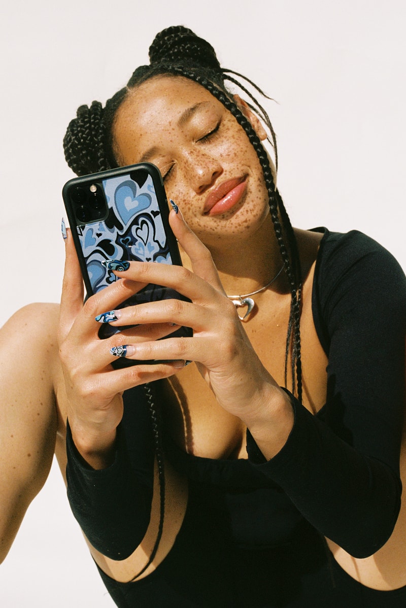 Salem Mitchell Wildflower Cases Phone Case iPhone Blue Hearts Model Los Angeles Freckles