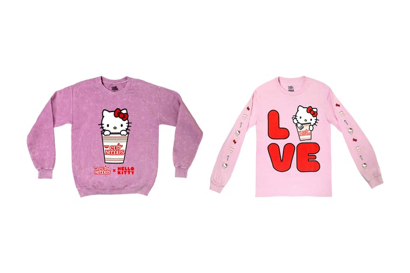 hello kitty cup noodle moletom com capuz