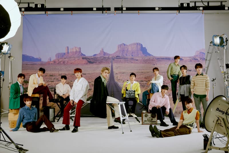 SEVENTEEN K-pop Group Boy Band Members Semicolon S.Coups Jeonghan Joshua Jun Hoshi Wonwoo Woozi DK Mingyu The8 Seungkwan Vernon Dino PLEDIS Entertainment