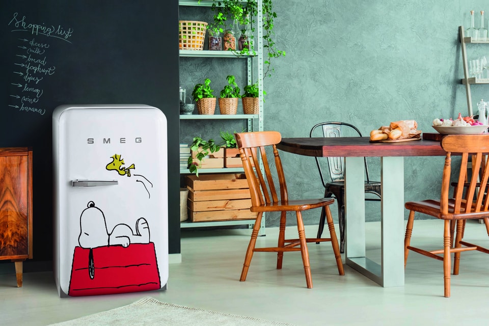 Just in time for the holidays - The $2,000 Smeg x Snoopy limited edition  mini fridge is just adorable - Luxurylaunches