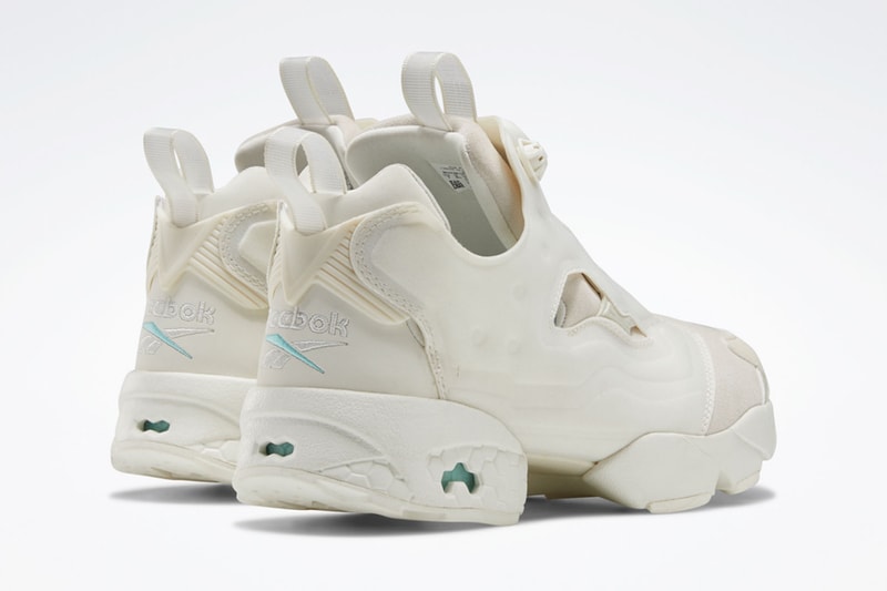 snidel reebok instapump fury white minimal chunky sneakers collaboration release
