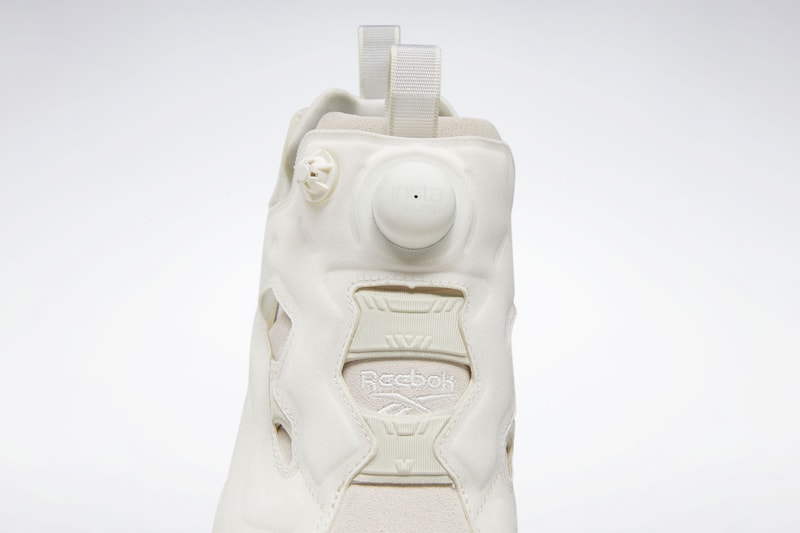 snidel reebok instapump fury white minimal chunky sneakers collaboration release