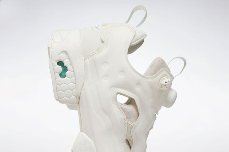 snidel reebok instapump fury white minimal chunky sneakers collaboration release