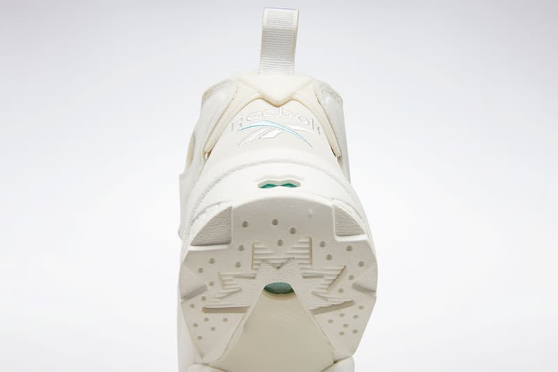 snidel reebok instapump fury white minimal chunky sneakers collaboration release