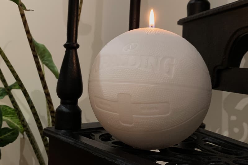 Nba Spalding Basketball Candle By, Spalding Basketball Light Fixture