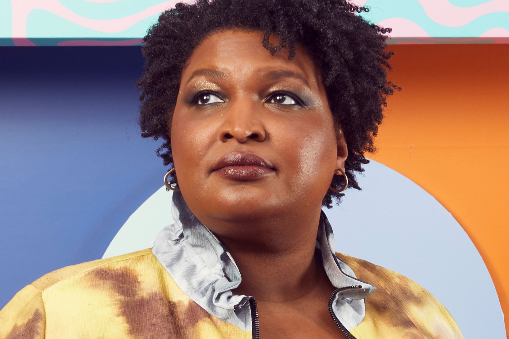 Stacey Abrams Bustle Rule Breakers 2019 Red Carpet