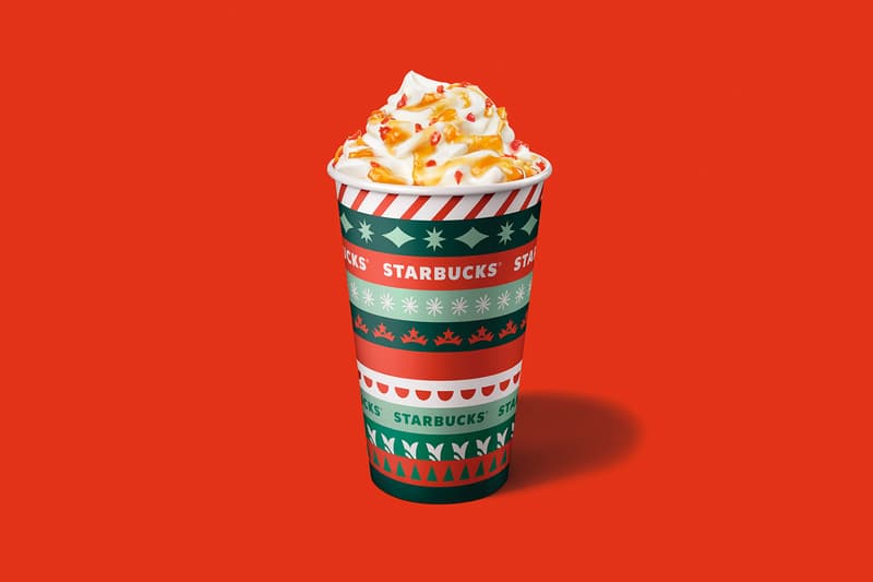 starbucks hong kong christmas flavors desserts jolly baked apple latte nitro cold brew coffee croissant brownie gingerbread man donut