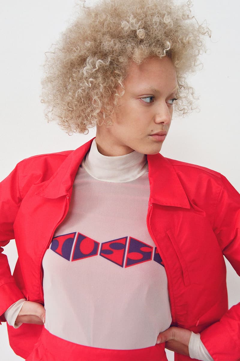 stussy holiday collection lookbook womenswear fall winter knit sweaters vests jackets release