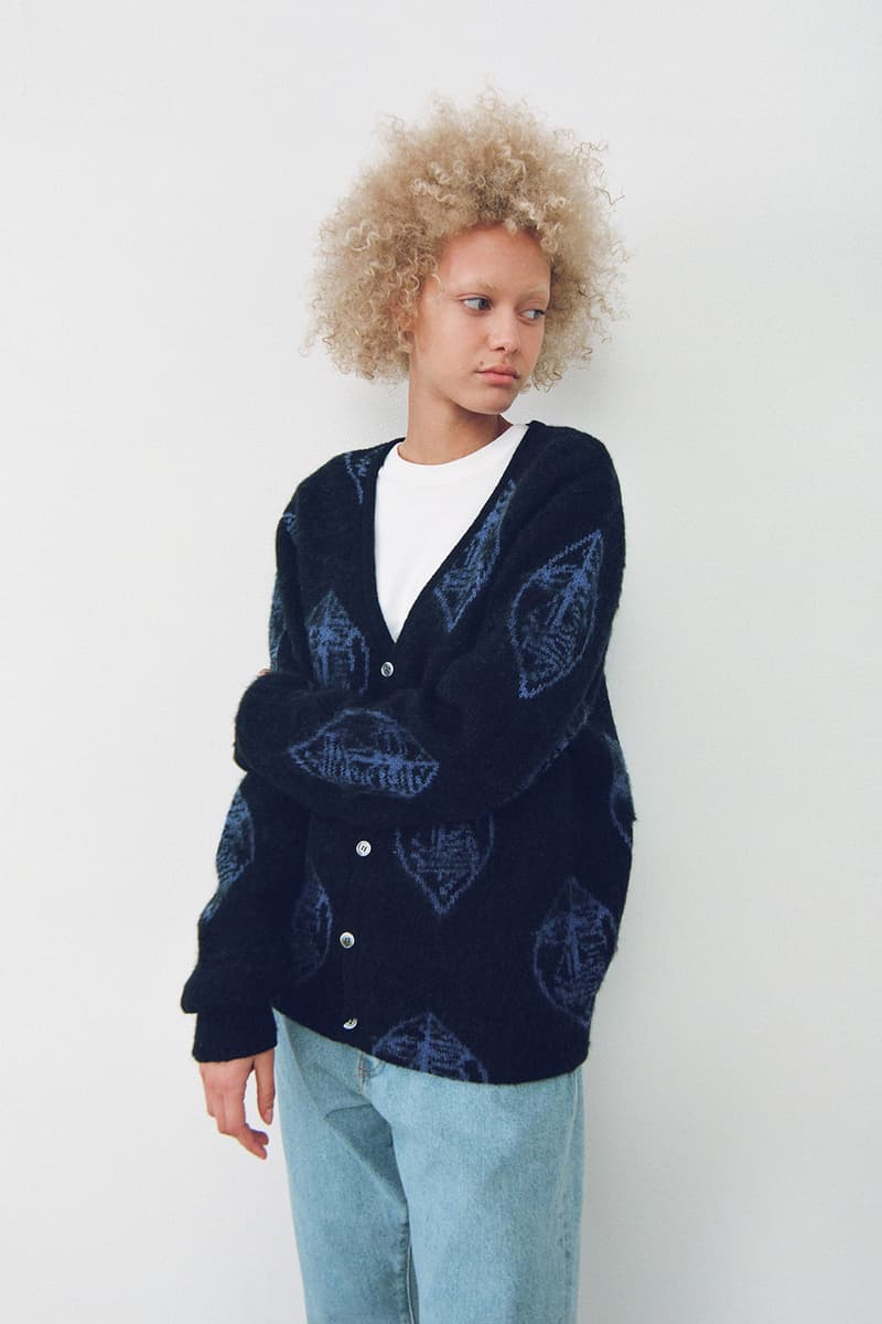 stussy holiday collection lookbook womenswear fall winter knit sweaters vests jackets release