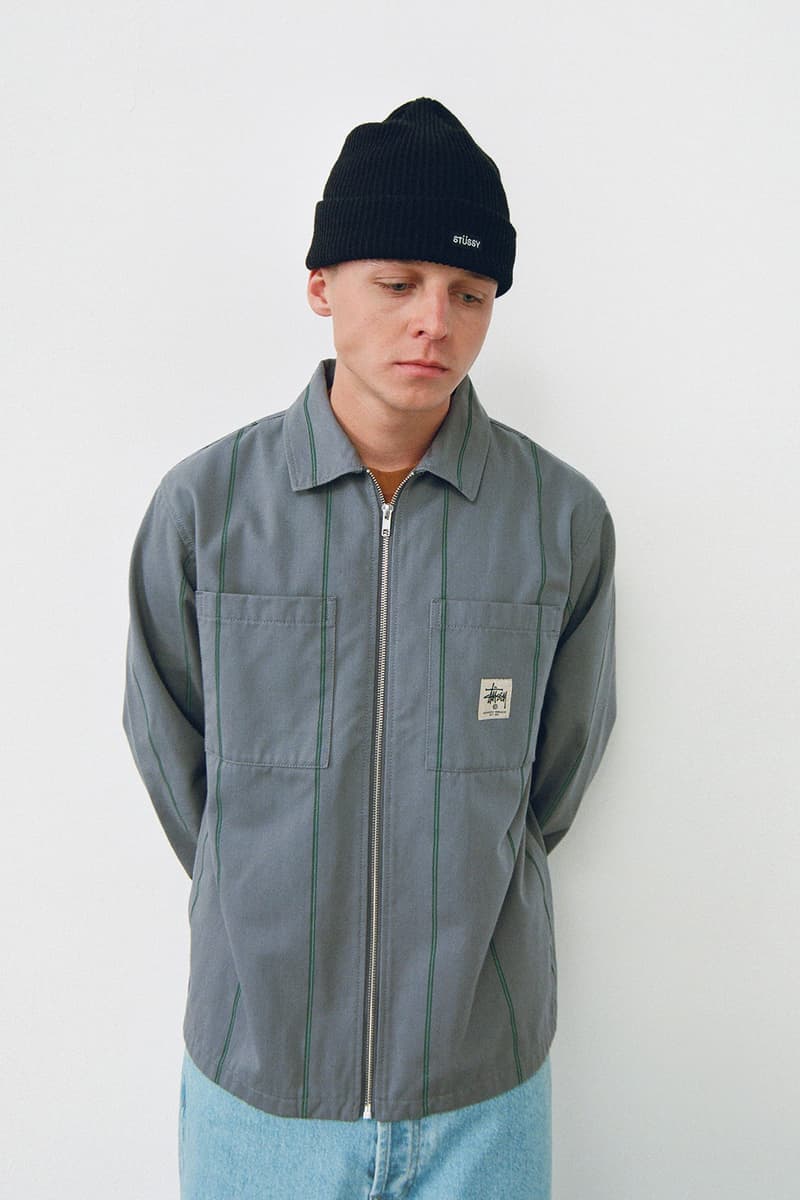 stussy holiday collection lookbook womenswear fall winter knit sweaters vests jackets release