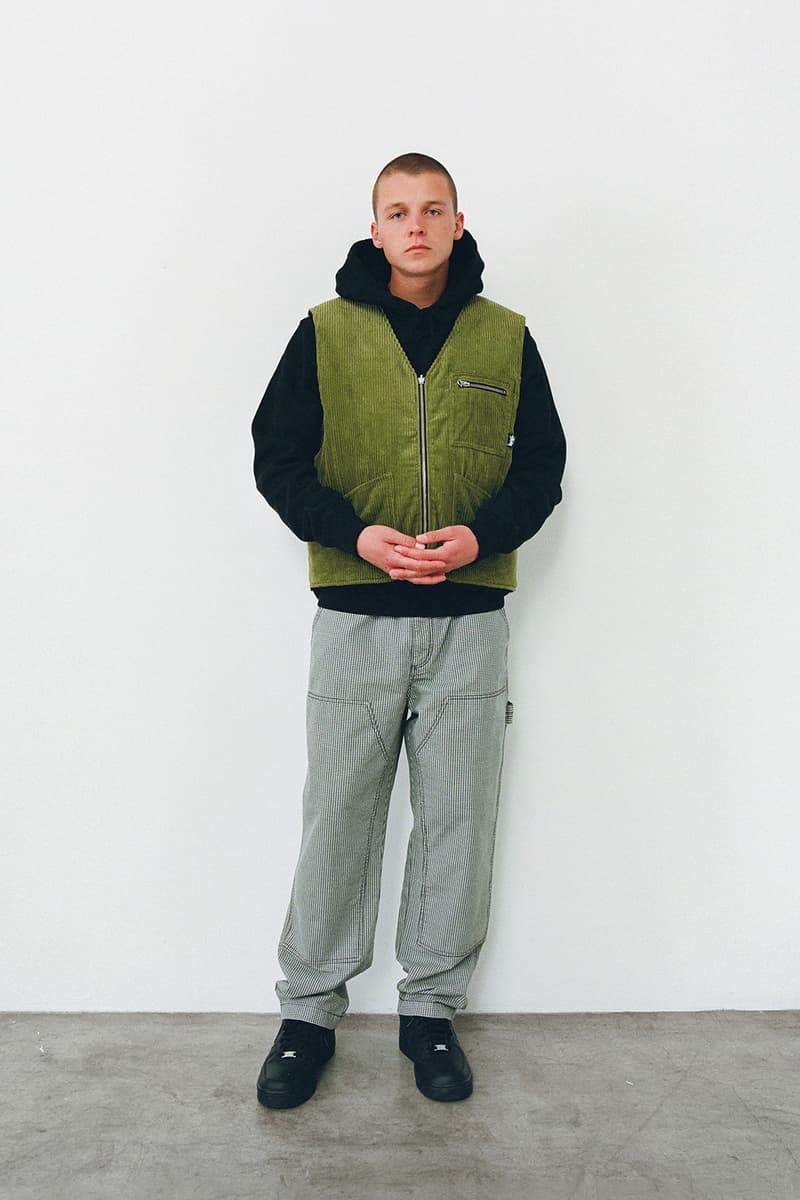 stussy holiday collection lookbook womenswear fall winter knit sweaters vests jackets release