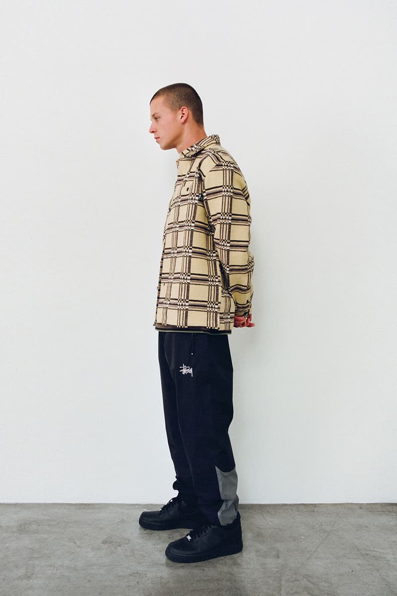 stussy holiday collection lookbook womenswear fall winter knit sweaters vests jackets release