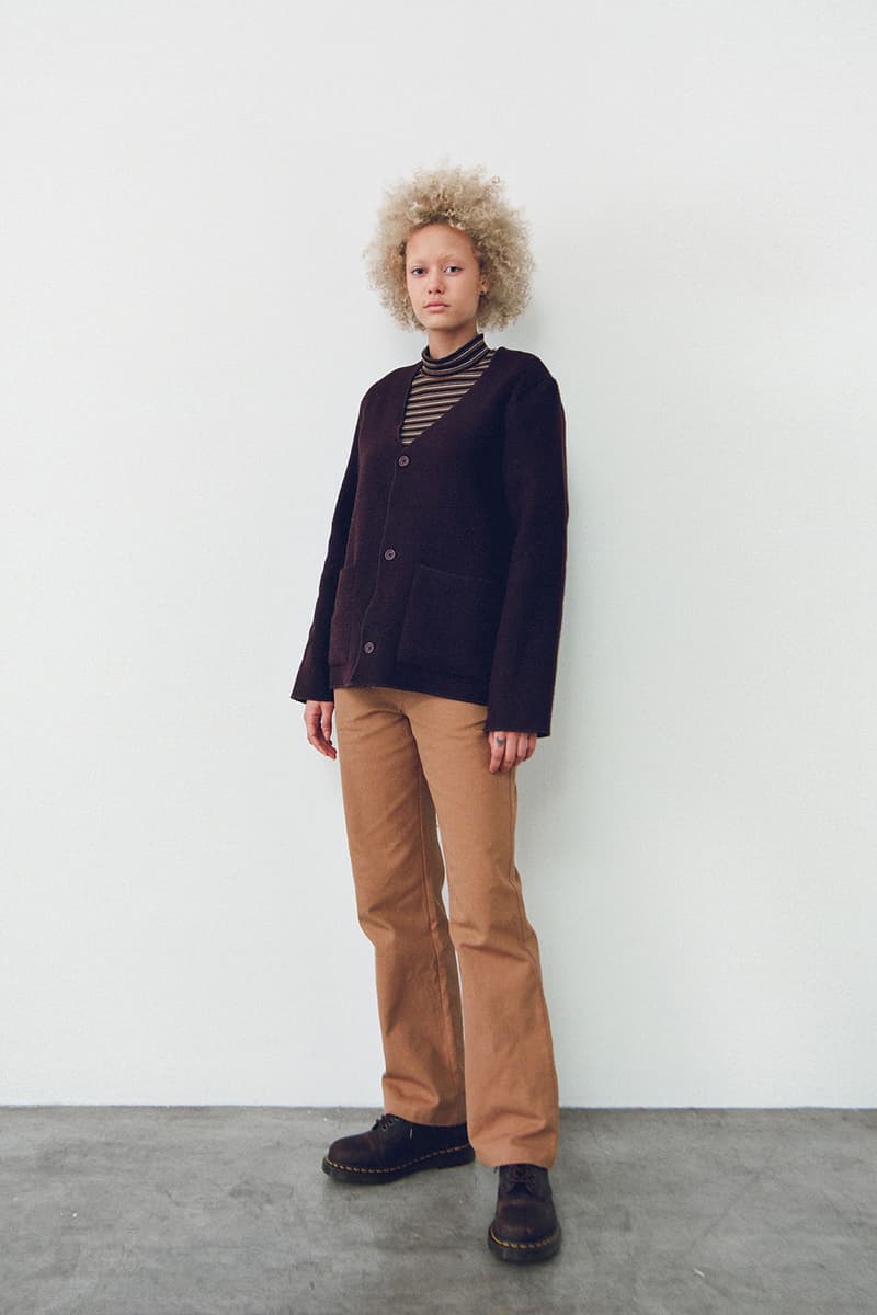 stussy holiday collection lookbook womenswear fall winter knit sweaters vests jackets release