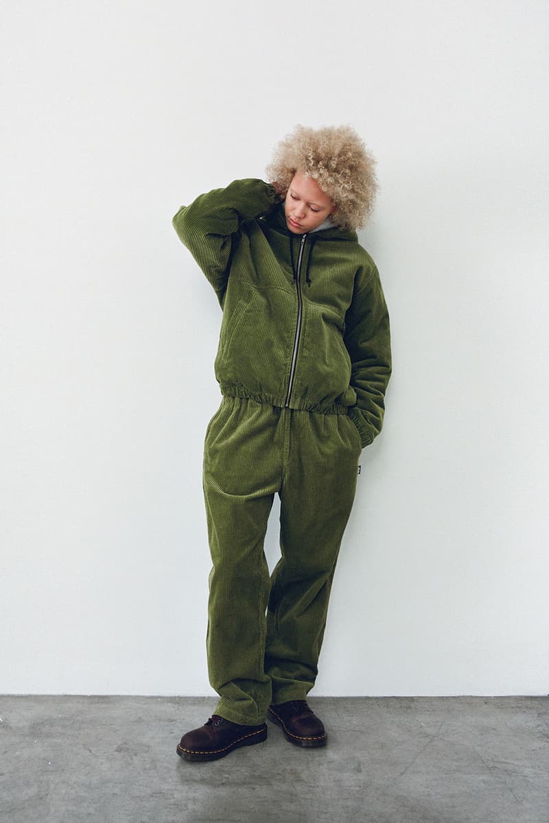 stussy holiday collection lookbook womenswear fall winter knit sweaters vests jackets release