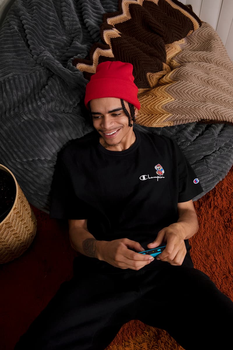 Super Mario Bros. x Champion Collaboration Collection Hoodie