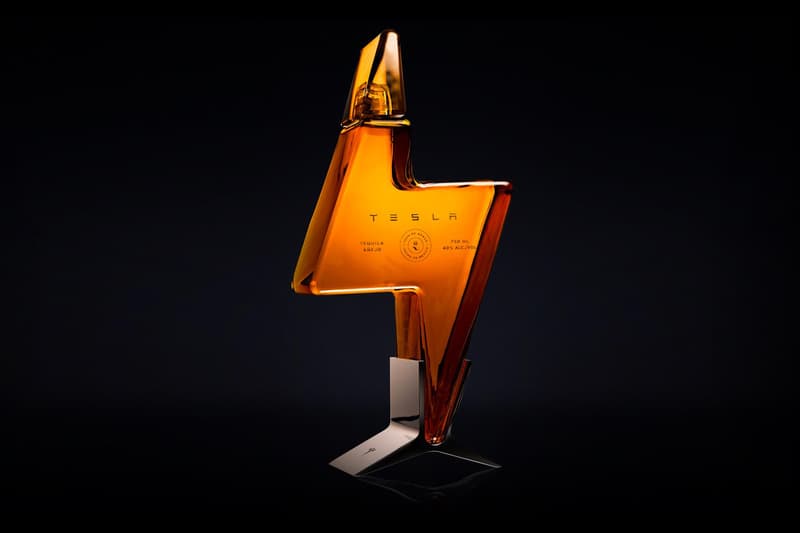 Tesla Tequila Bottle