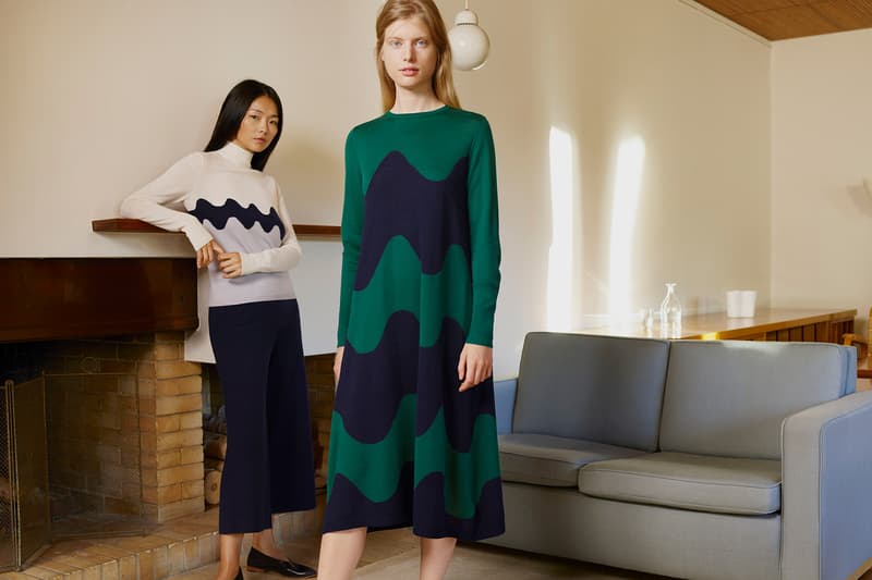 uniqlo marimekko holiday collaboration outerwear jackets dresses