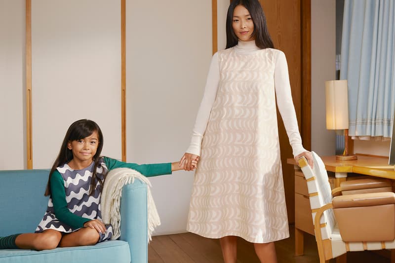 uniqlo marimekko holiday collaboration outerwear jackets dresses