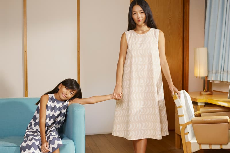 uniqlo marimekko holiday collaboration outerwear jackets dresses