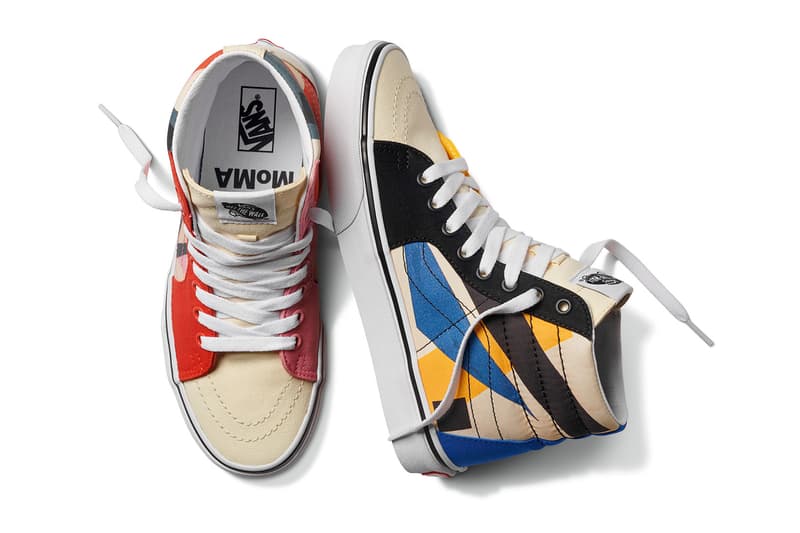 moma vans era authentic sk8-hi collaboration artists jackson pollock edvard much scream 1895 sneakers bucket hats