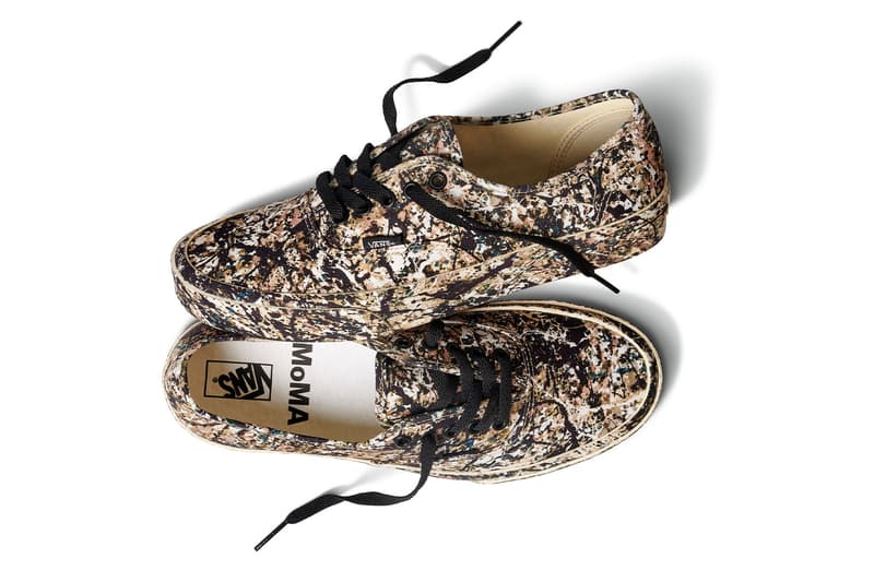 moma vans era authentic sk8-hi collaboration artists jackson pollock edvard much scream 1895 sneakers bucket hats