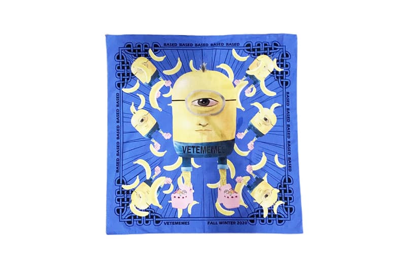 Vetememes Fall/Winter 2020 Collection Parody Hoodie Bandana