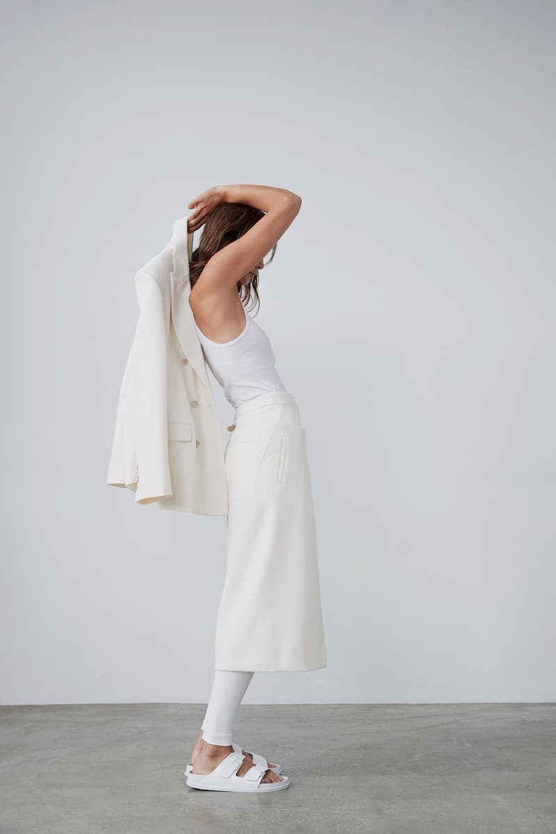 wardrobe nyc permanent collection minimal coats outerwear jackets pants skirts white black shirts