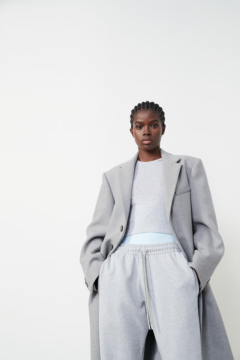 wardrobe nyc permanent collection minimal coats outerwear jackets pants skirts white black shirts