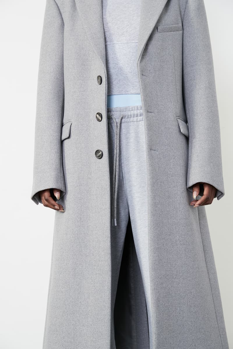 wardrobe nyc permanent collection minimal coats outerwear jackets pants skirts white black shirts