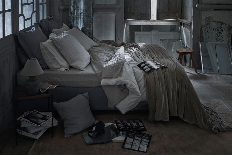 zara home charlotte gainsbourg exposure fall winter campaign bedding furniture decor vases kitchenware release