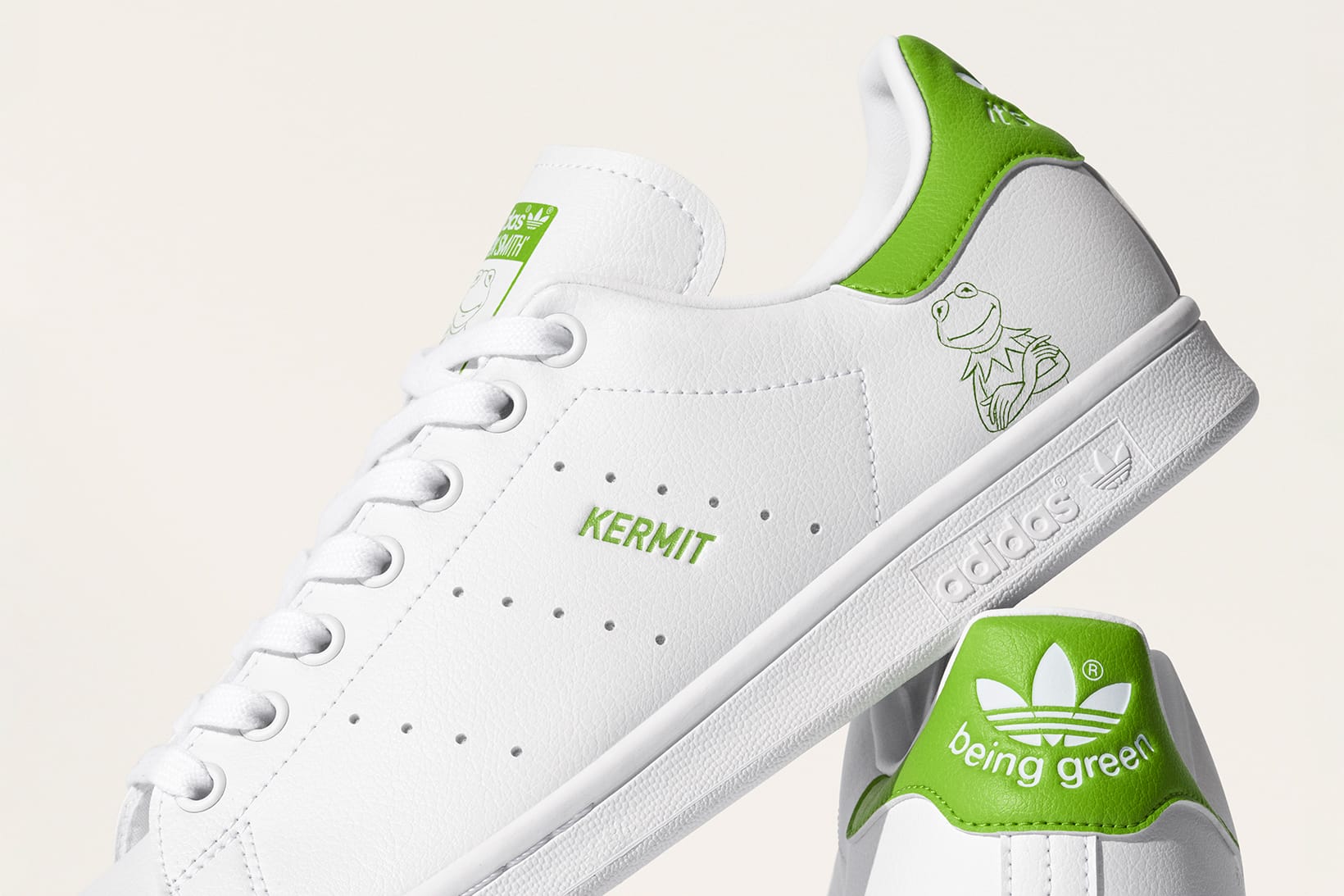 adidas shoes green and white
