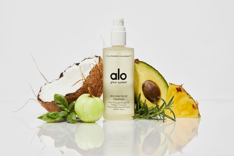 alo yoga glow system skincare body care collection clean beauty sustainable cleanser