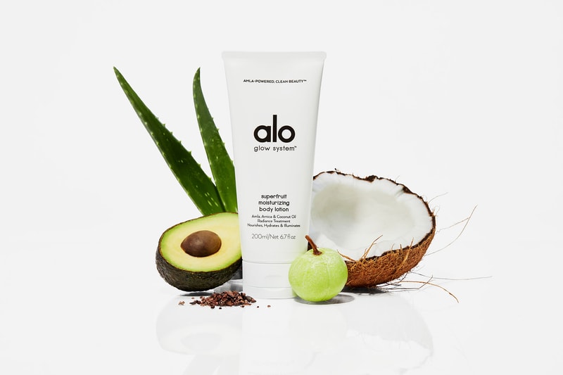 alo yoga glow system skincare body care collection clean beauty sustainable cleanser