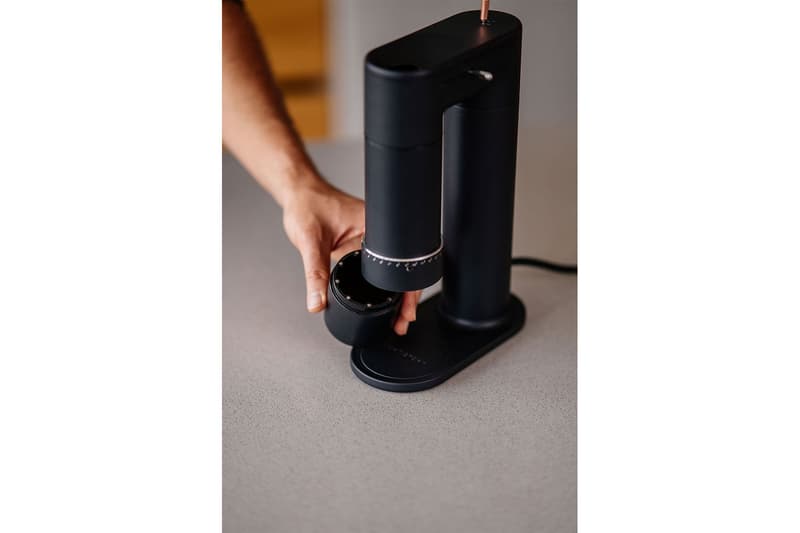 goat story arco coffee grinder electric hand 2-in-1 black minimal design homeware launch