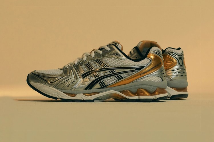 ASICS Debuts GEL-Kayano 14 in Retro Metallic Gold Colorway