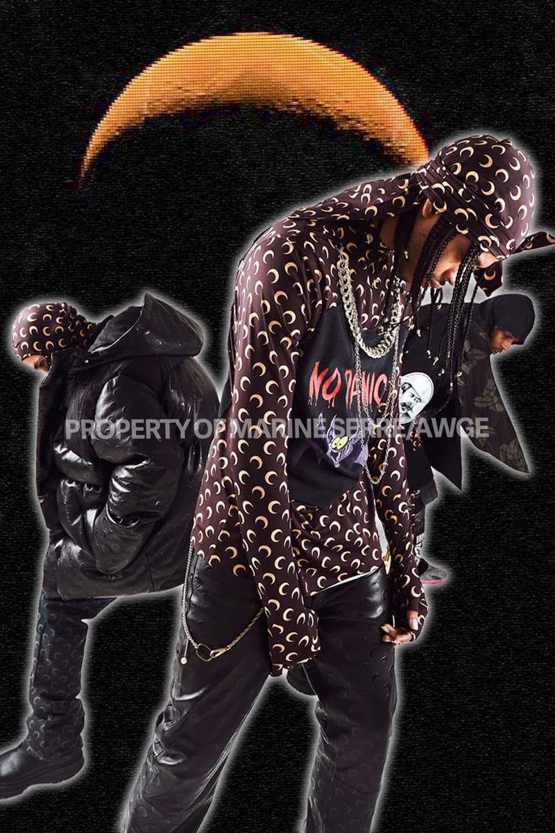 Asap Rocky Awge X Marine Serre Launch Collection Hypebae