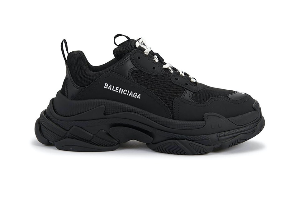 transmission Rationalisering farvel Balenciaga Triple-S Black Sneaker Release | Hypebae